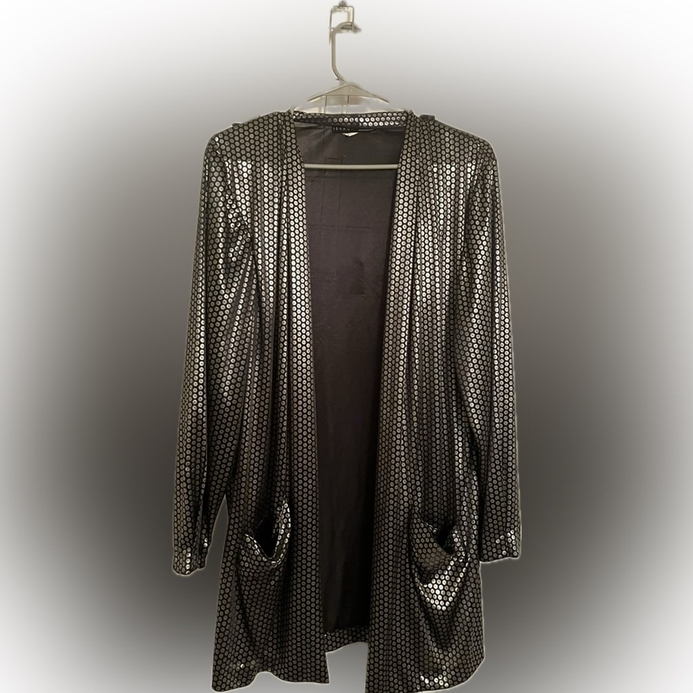 80’s disco Party jacket, sequin print, Braun Style